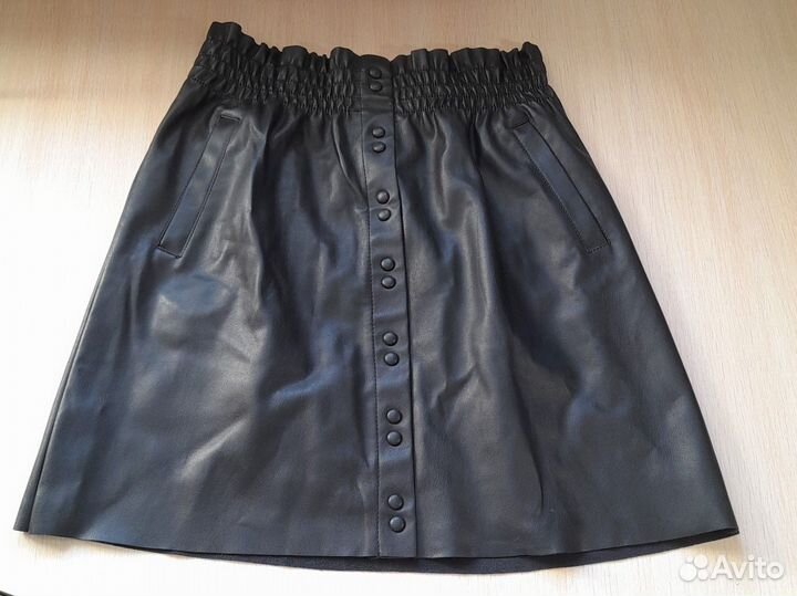 Кожаная юбка