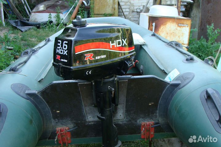 Лодка пвх нептун 260 с мотором HDX 3.6