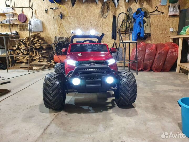 Детский электромобиль ford ranger monster truck 4W