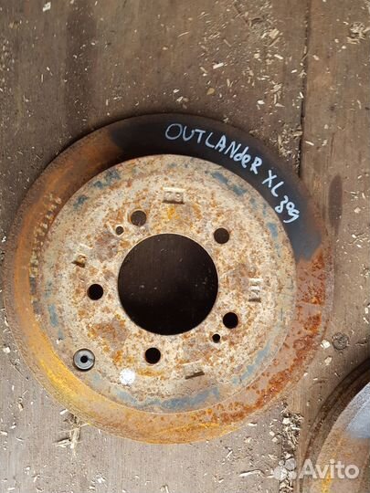 Диск тормозной задний Mitsubishi outlander xl