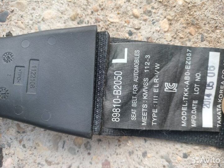 Ремень безопасности задний левый Kia Soul хэтчбек