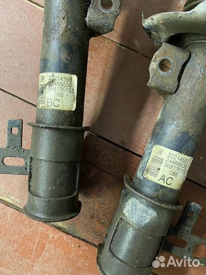 Комплект амортизаторов передних opel astra h