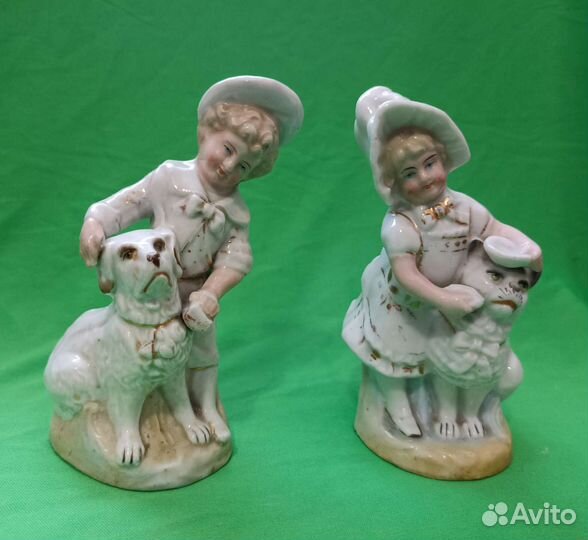 Фарфор. Статуэтки. 19 век. Викторианские фигурки