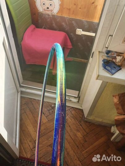 Обруч с обмоткой и чехол для обруча