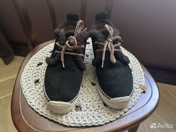 Замшевые ботинки See by Chloe