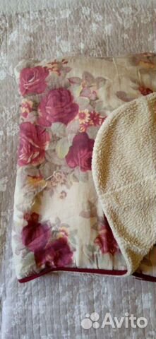 Меховое одеяло-плед двуспальное