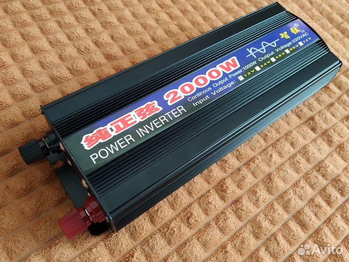 Инвертор 12 220 чистый синус 2000w