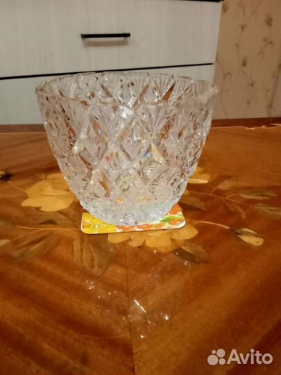 Ваза хрустальная СССР и салатница