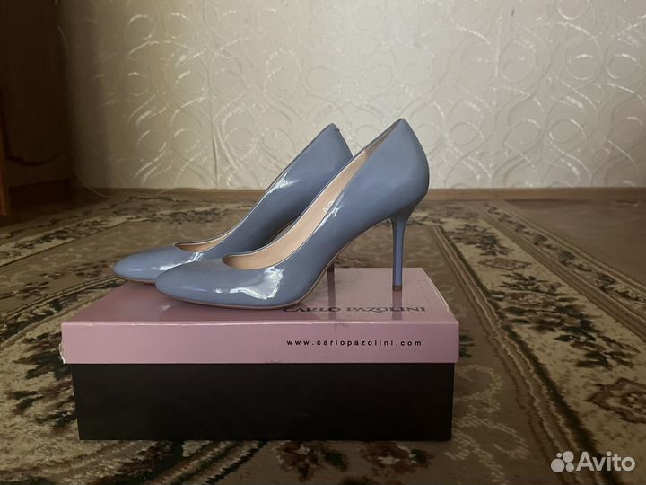 Туфли кожаные лакированные