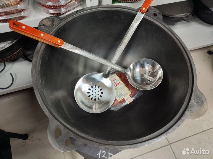 Казан чугунный печь