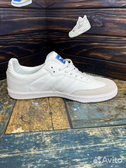 Кроссовки Adidas samba белые