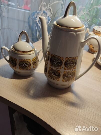 Редкий чайный сервиз Рижский, Кузяевский СССР