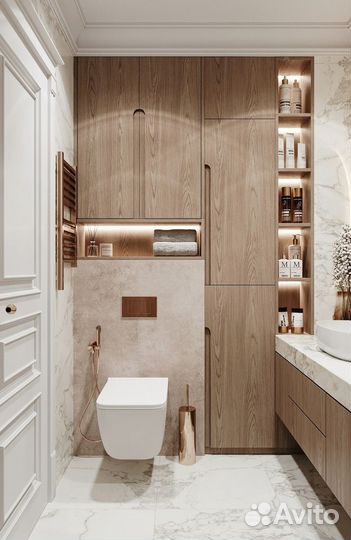 Мебель для ванной комнаты под ключ