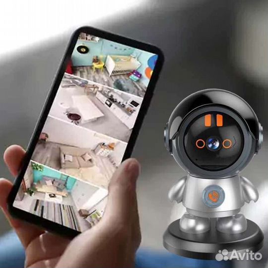Беспроводная PTZ IP-Камера в Виде Игрушки Робота