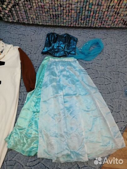 Костюм Эльза и Олаф для аниматора