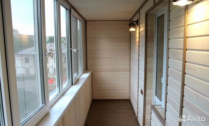 Отделка балконов и лоджий