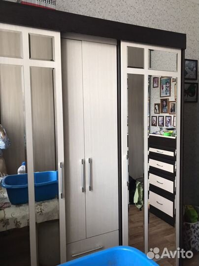 Шкаф купе с зеркалом бу