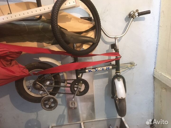 Детский велосипед Кузя б/у на 4-6 лет