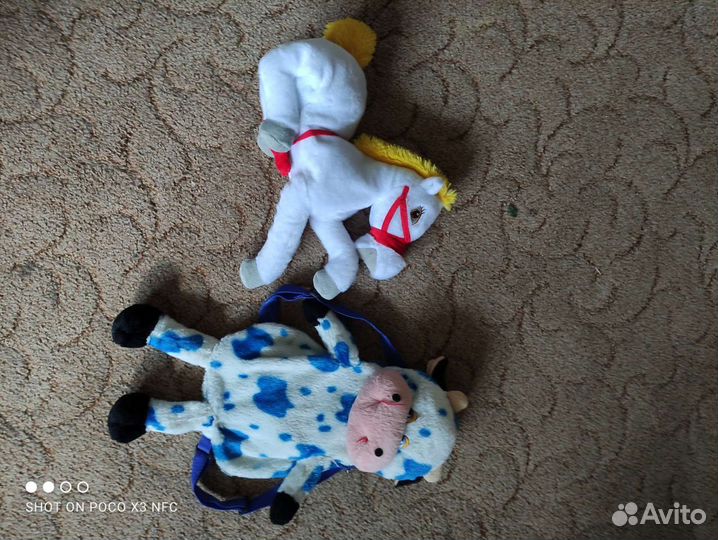 Рюкзак детский, на замке игрушки