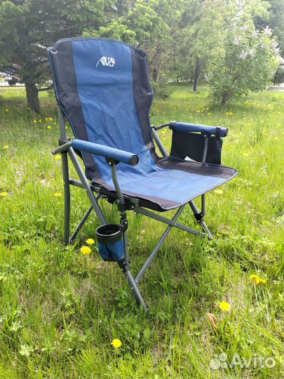 Кресло карповое складное с подстаканником