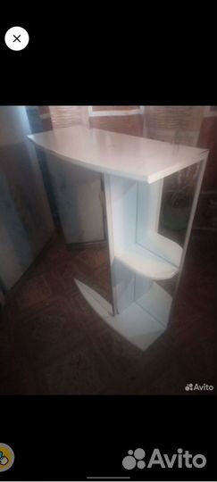 Шкаф с зеркалом в ванную бу