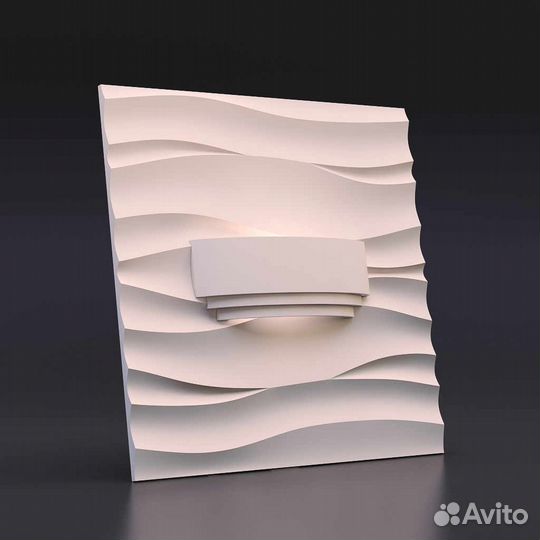 Гипсовая 3D панель 