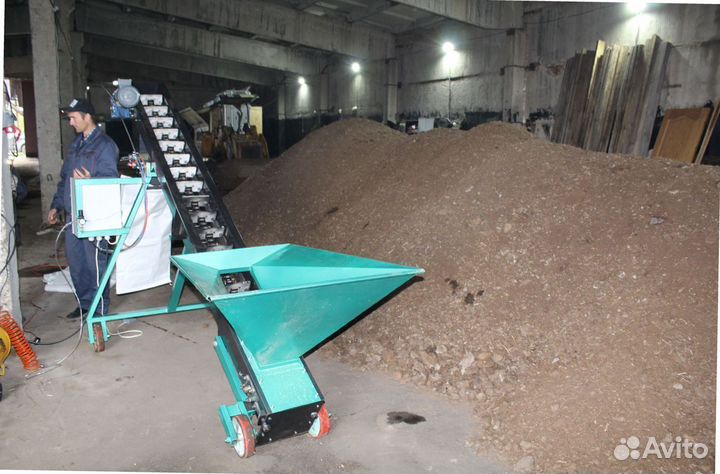 Фасовочное оборудование для торфа, грунта