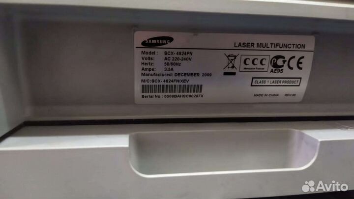 Mфу Samsung Scx-4824fn