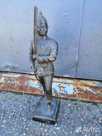 Стражник воин солдат бронза камбоджа 50см