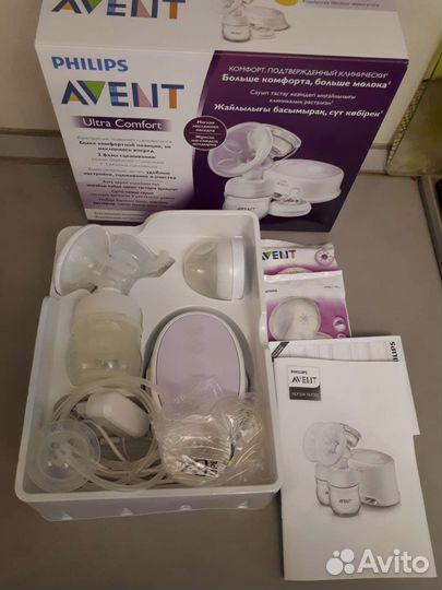 Молокоотсос avent электрический