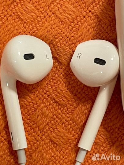 Наушники Apple EarPods (3.5 mm) оригинал проводные