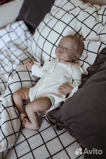 Кукла пупс реборн reborn мальчик 44 см и вещи