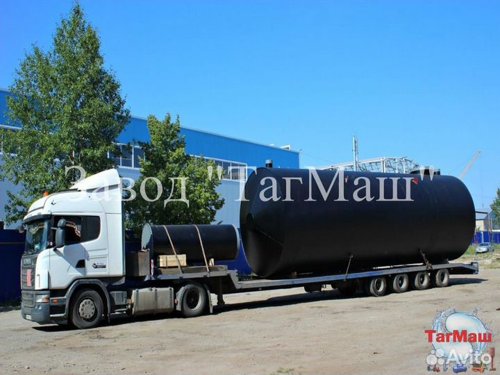 Резервуар, бочка под нефтепродукты 30 м3 (ргсп)