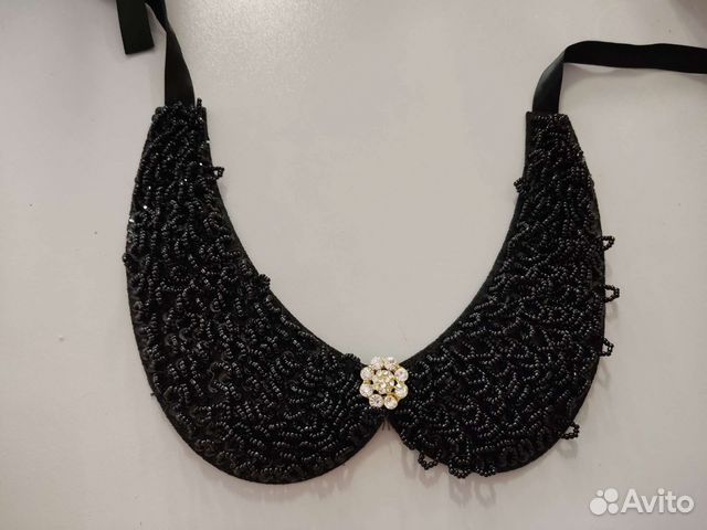 Продам воротник из бисера, на завязках