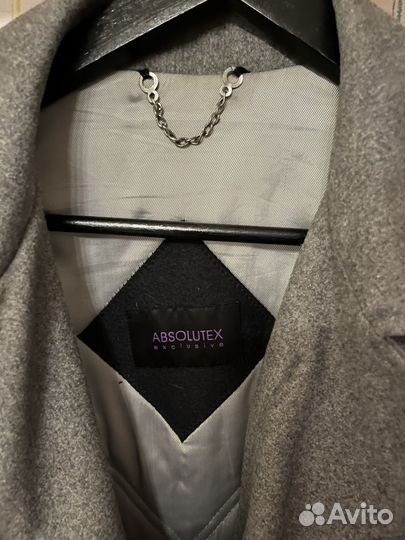 Мужское шерстяное полупальто