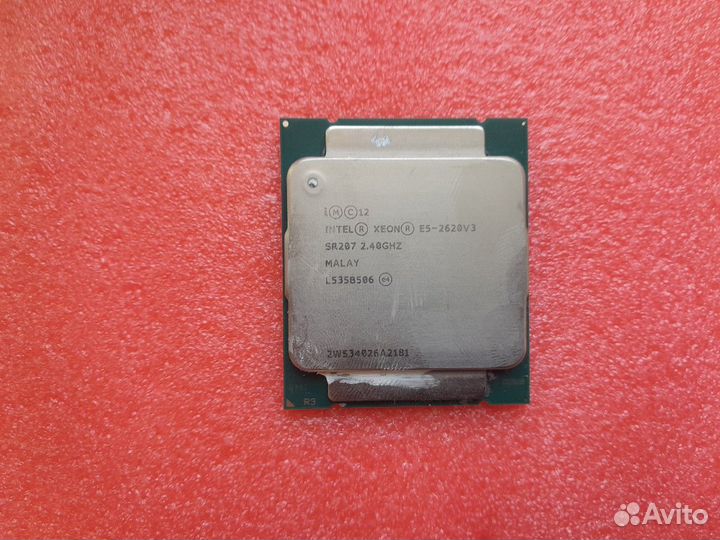 Intel Xeon E5-2620 v3 LGA2011-3, 6 x 2400 мгц