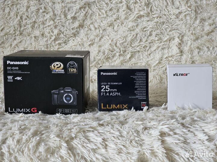 Panasonic gh5+vlog+ DG summilux 25mm 1.4asph+ доп