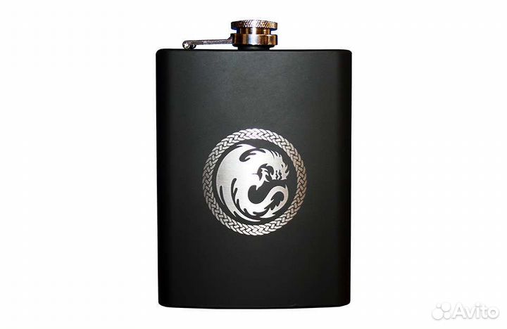 Фляга с гравировкой любой надписи