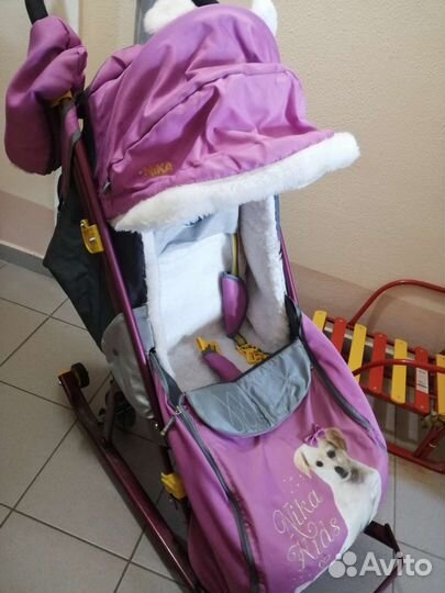 Санки коляска ника 7