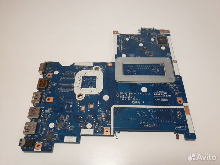 Материнская плата HP 250 G4 LA-C701P неисправная