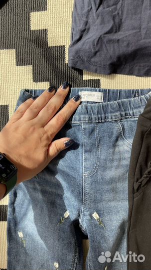 Вещи Zara, geejay для девочки 116см