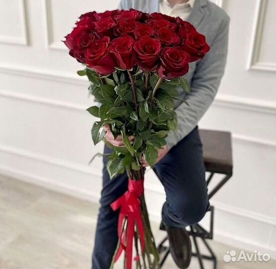 Высокие Розы Гиганты Доставка Круглосуточно
