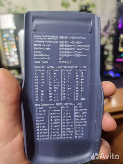 Инженерный калькулятор casio fx 991es plus