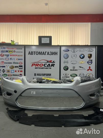 Передний бампер на ford focus 2 рестайлинг