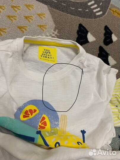 Рубашка и футболка mothercare 104