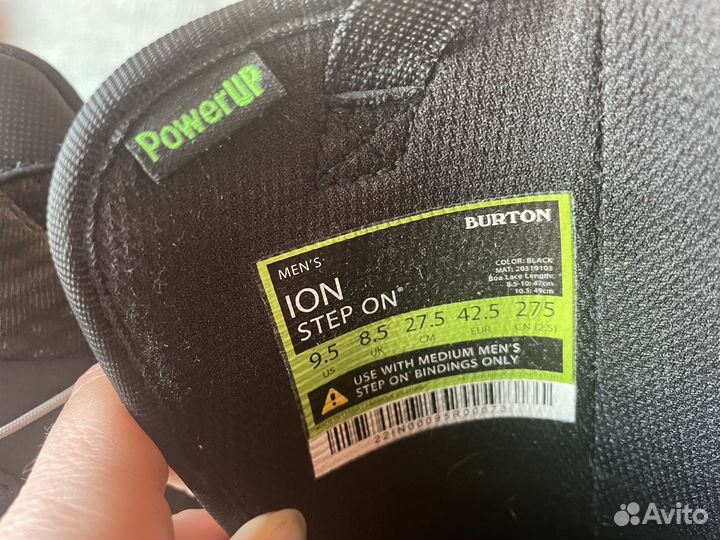 Ботинки Burton Ion Step On и крепы Step On