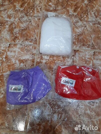 Многоразовые подгузники новые 0-24 мес