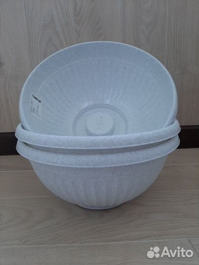 Горшки пластик, разные объёмы