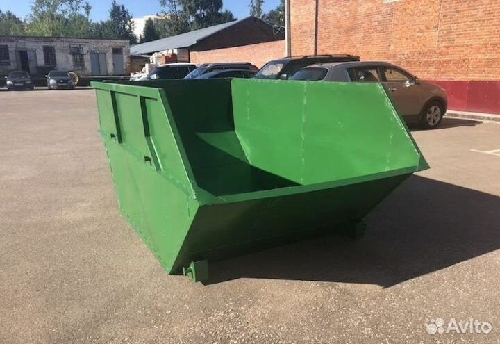 Накопитель бункер для мусора 8 кубов