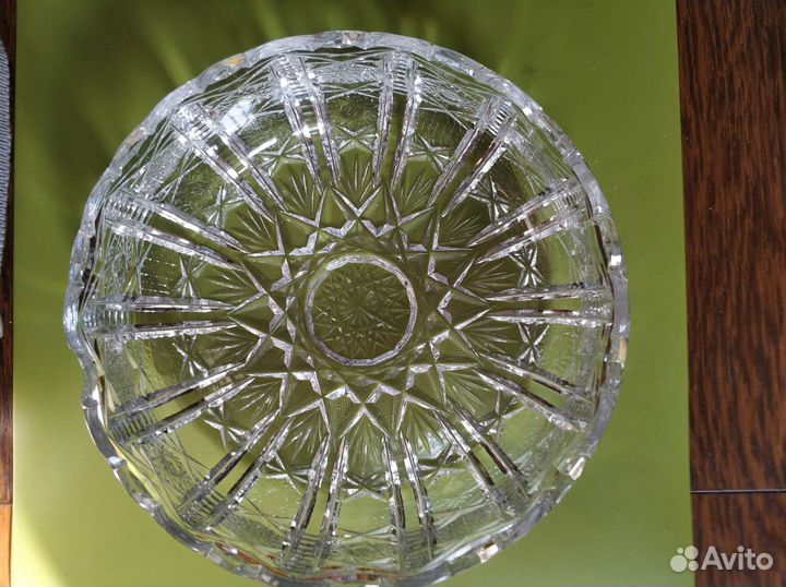 Салатник хрустальный